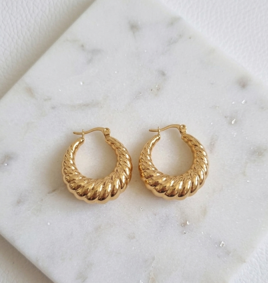Gold Tarnish Proof Earrings