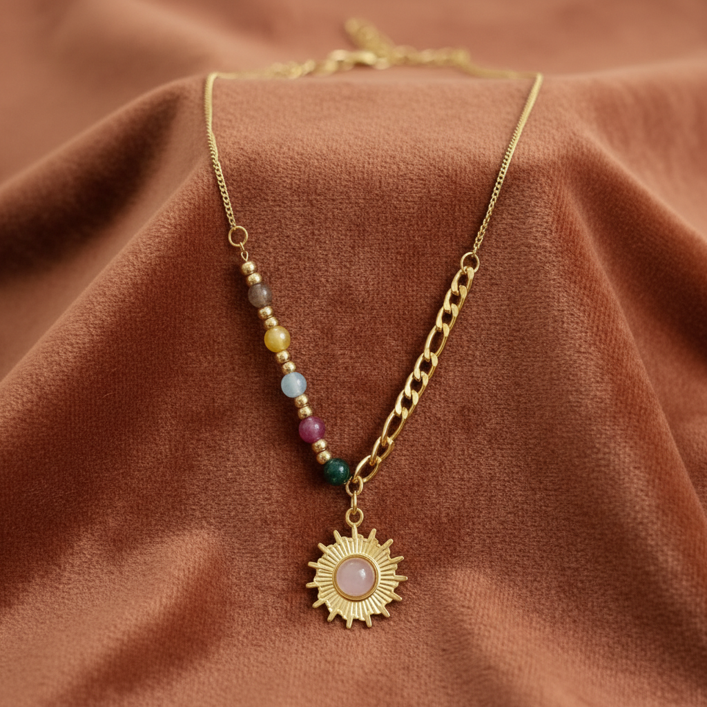 Celestial Beaded Pendant