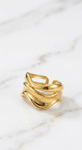 Wavy Gold Ring