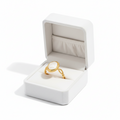 Gold Vintage Pearl Effect Ring