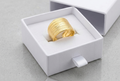 Sun Rays Gold Ring