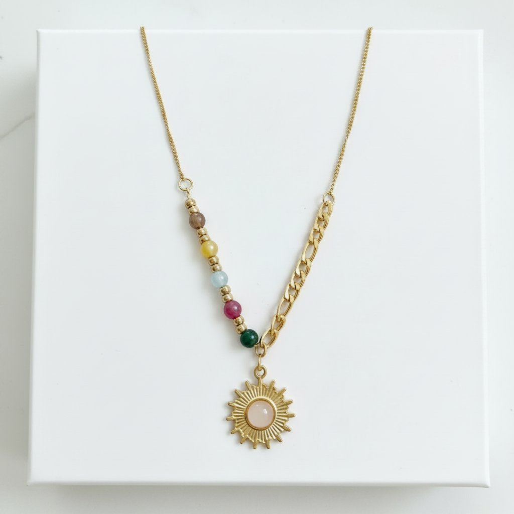 Celestial Beaded Pendant