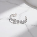 Elegant Boho Adjustable Silver Bangle