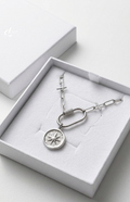 Silver Coin-Star Pendant
