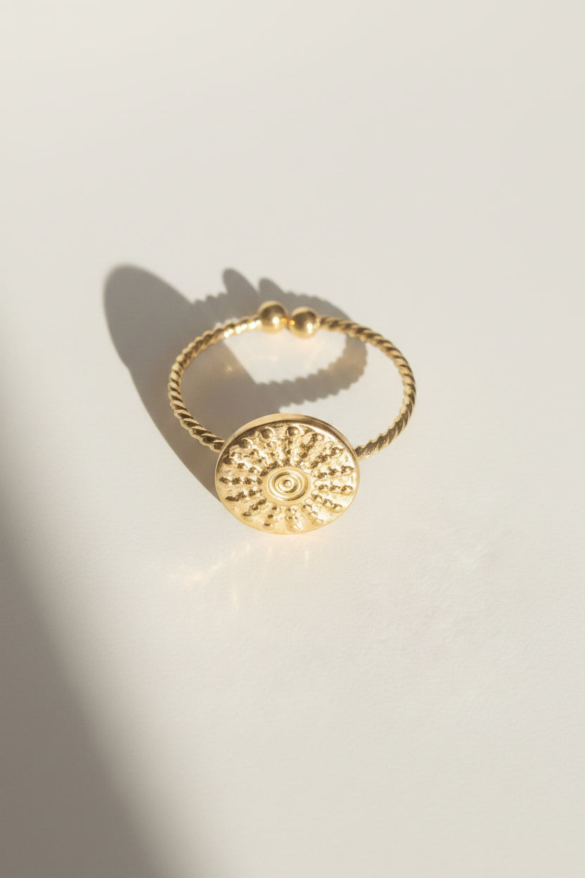 Sunburst Rope Ring