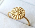 Sunburst Rope Ring