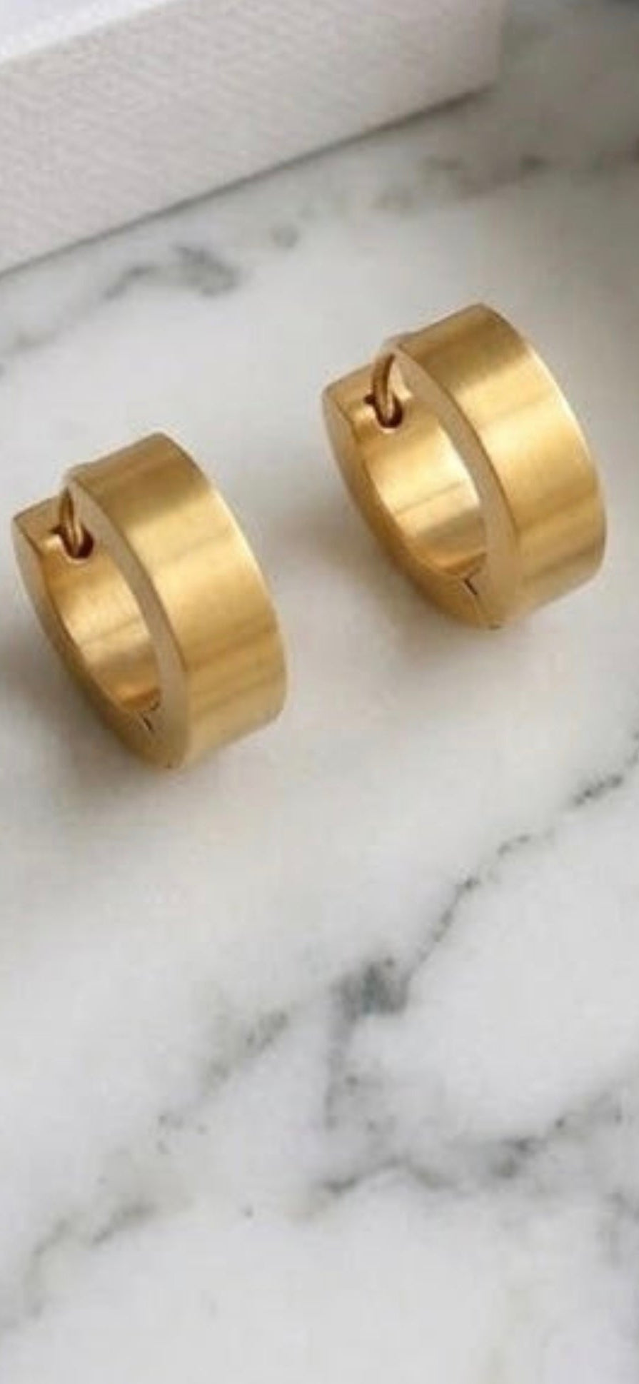 Gold Huggie Earrings