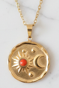 'Sunset' Celestial Pendant