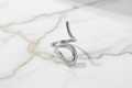 Silver Geometric Ring