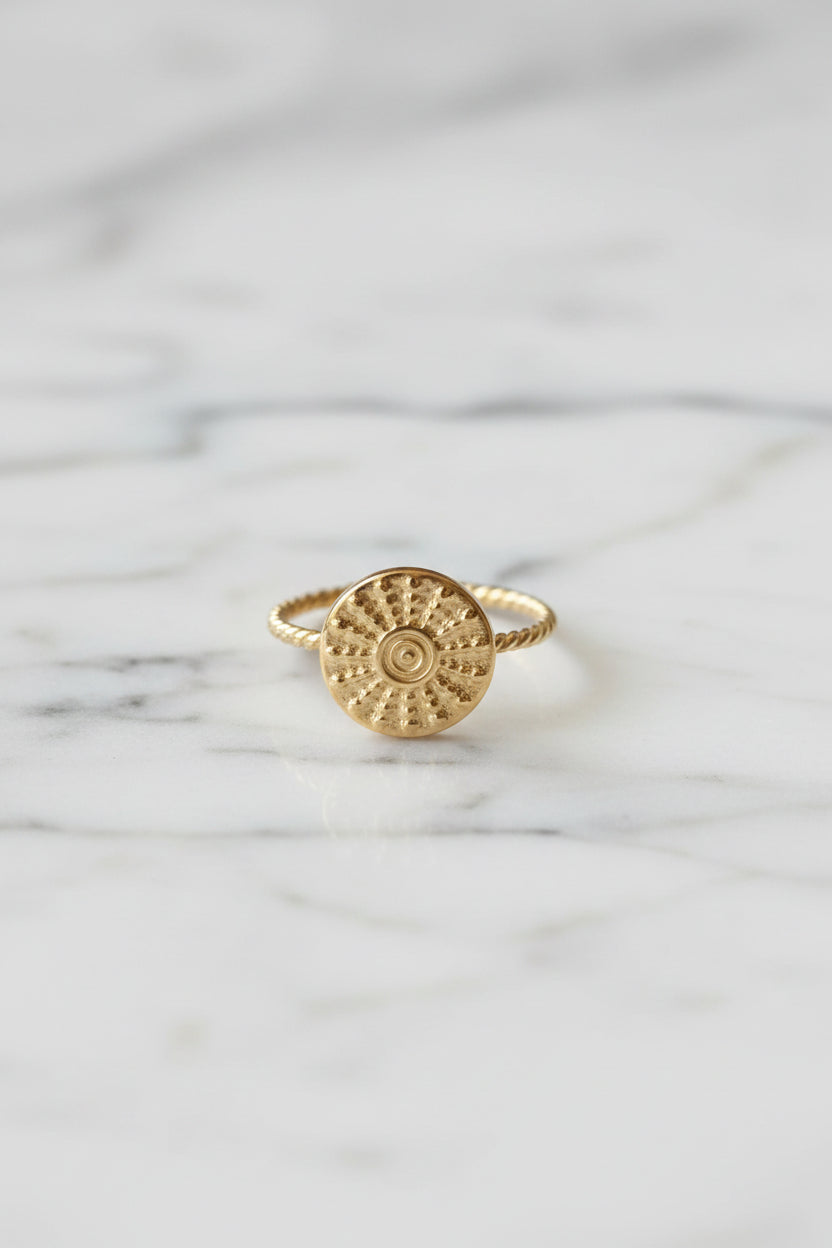 Sunburst Rope Ring