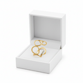 Gold Circle Ridge Ring